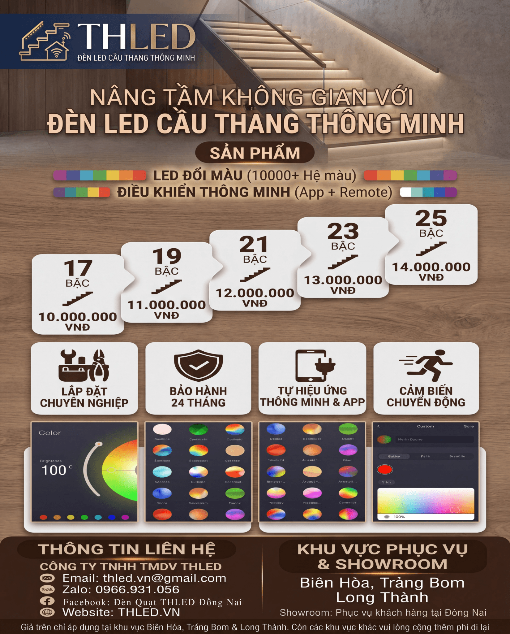 Bảng giá LED đổi màu THLED