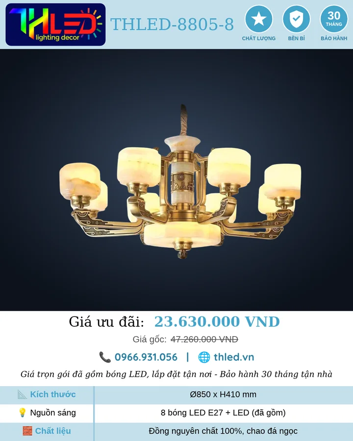 Đèn chùm THLED-8805-8