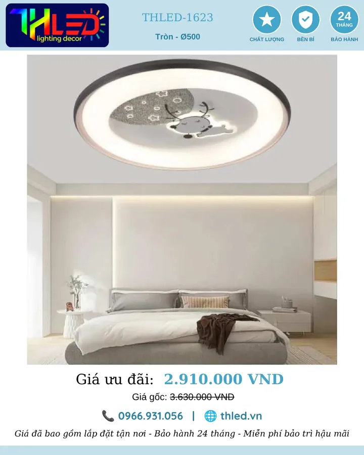 Đèn ốp trần THLED-1623