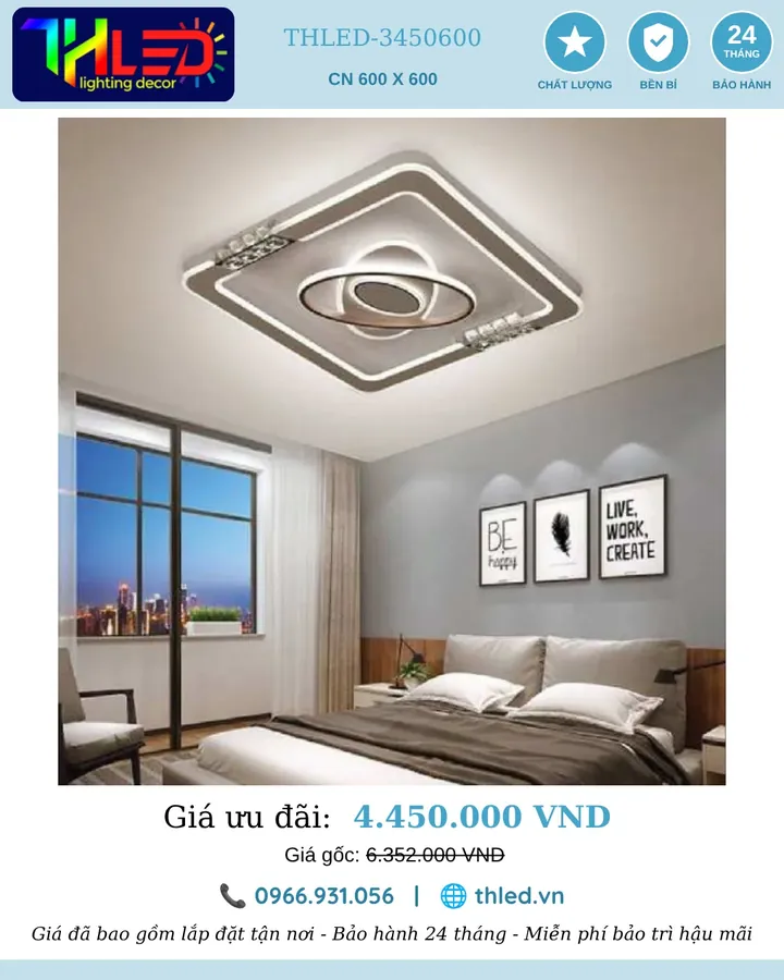 Đèn ốp trần THLED-3450600