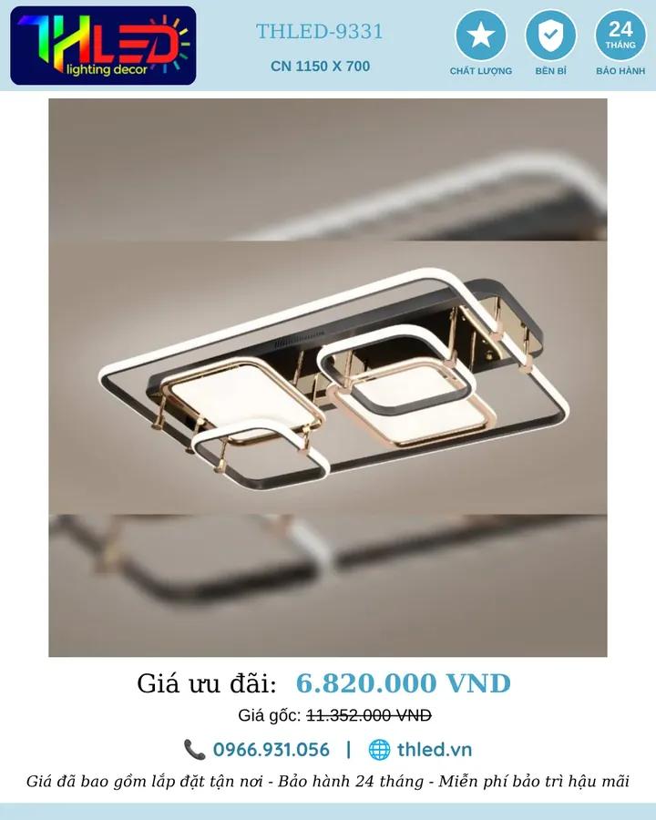 Đèn ốp trần THLED-9331