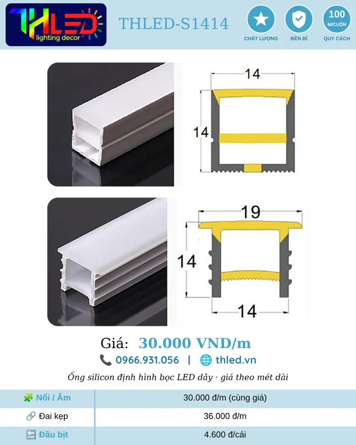 Silicon định hình THLED-S1414